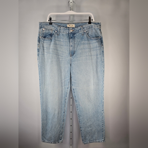 NWT Madewell The Perfect Vintage Straight High Rise Jeans Size 33 - Picture 2 of 15